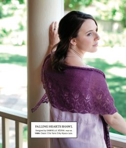 Falling Heart Shawl Jane Austen Knits