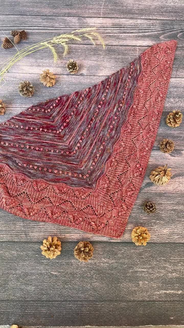 This shawl is all done and the pattern currently being tested! 🎉 Do you think I should add something on the edge, tassels, fringe, pompoms or something? ⁠
.⁠
J'ai terminé de tricoter ce châle et le test est en cours! 🎉 Pensez-vous que je devrais ajouter une décoration le long de la bordure, comme des franges, pompons, glands ou quelque chose comme ça?⁠
.⁠
#gabrielleknits #knittersofravelry #knittersofmontreal #lovecrafts #tricot #knitting #knittersofinstagram #knit #handmade #knittingaddict #knitstagram #knittersofig #diy #fiberart #instaknit #knittinglove #ravelry #knittersgonnaknit #ravelrydesigner #igknitters #colorwork #laceknitting #laceshawl #scrapyarn #leftoveryarns #shawlknitting #shawl #neverenoughshawls⁠
