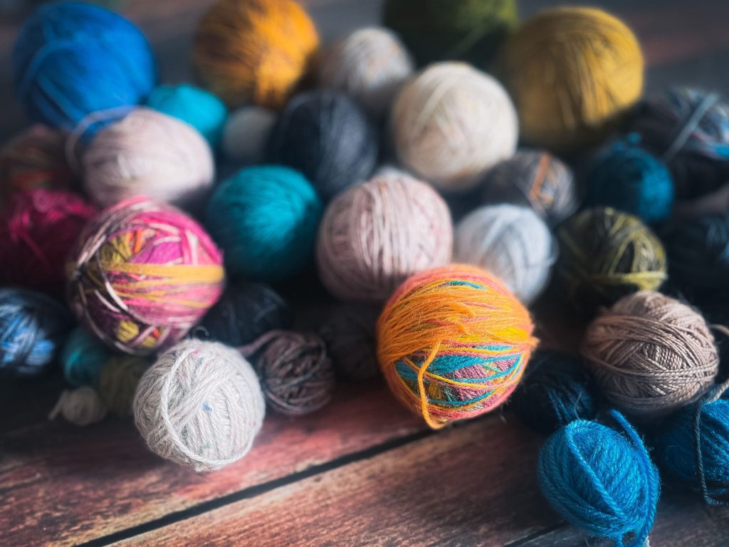 Balls of yarn