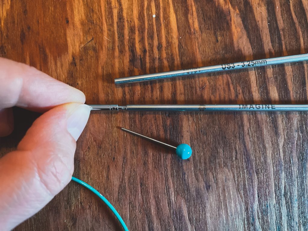 Fix Interchangeable Knitting Needle Tip Stuck On Cord