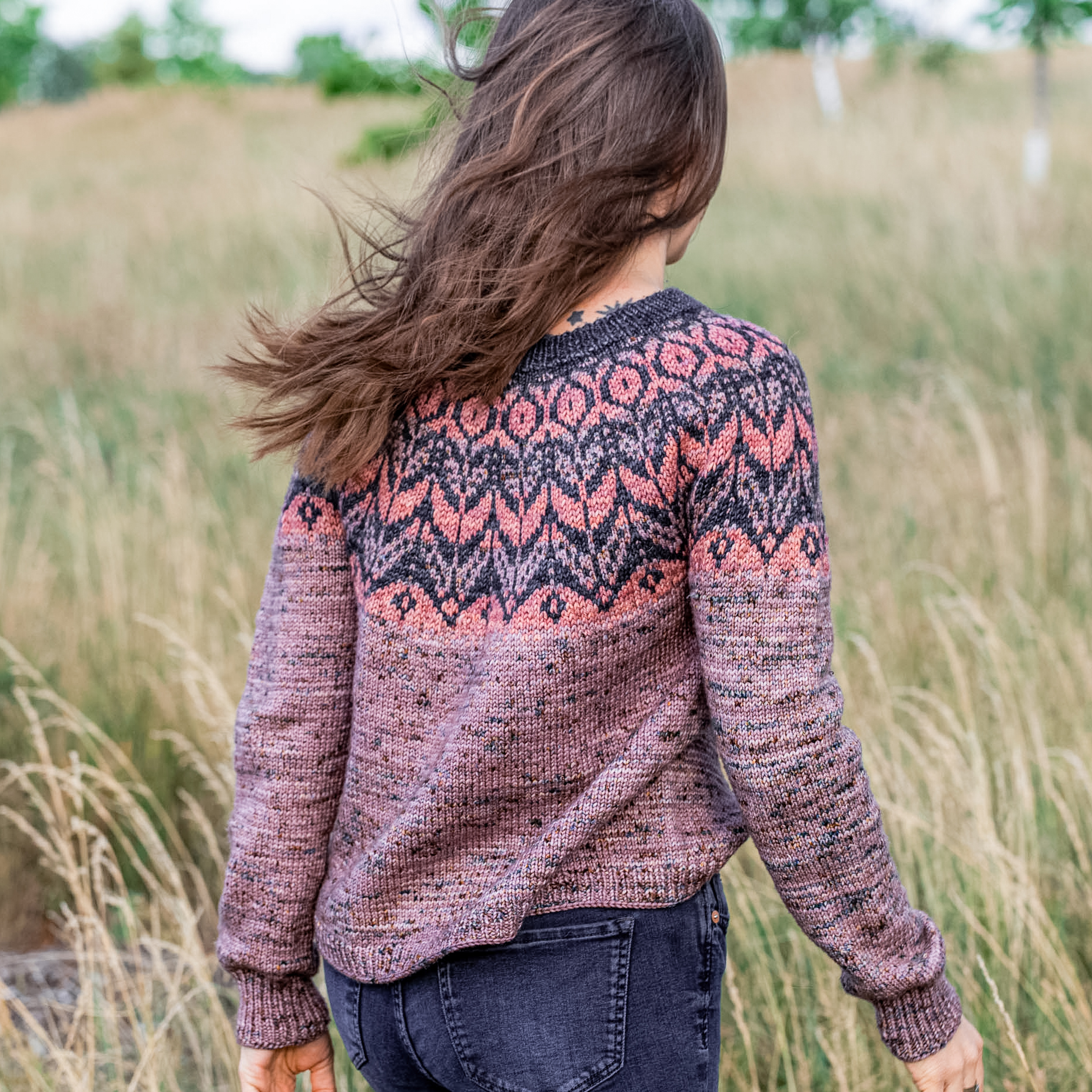 Gardinium Sweater Knitting Pattern