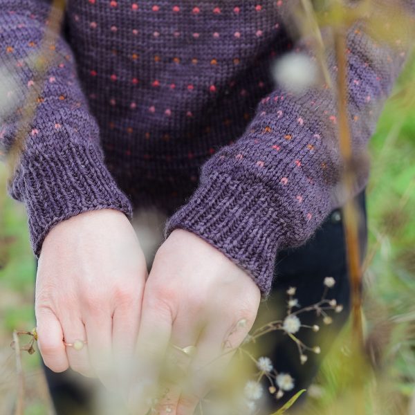 Fall Medley Sweater Knitting Pattern Fair Isle Stranded Colorwork