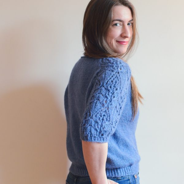 Florescence Top sweater or tee-shirt knitting pattern - Patron de tricot de pull chandail ou t-shirt