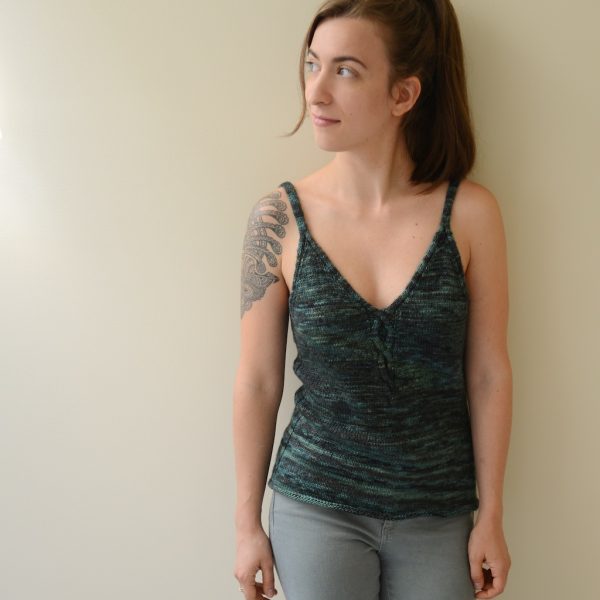 Tuscan Tank Top summer knitting pattern