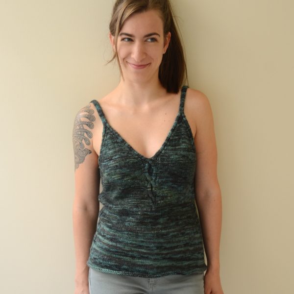 Tuscan Tank Top summer knitting pattern