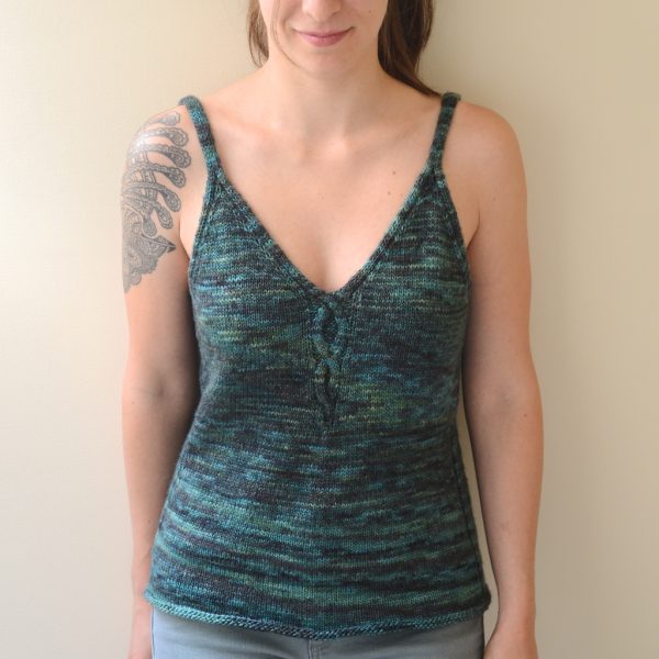 Tuscan Tank Top summer knitting pattern