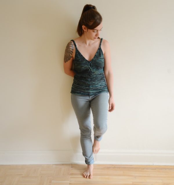 Tuscan Tank Top summer knitting pattern