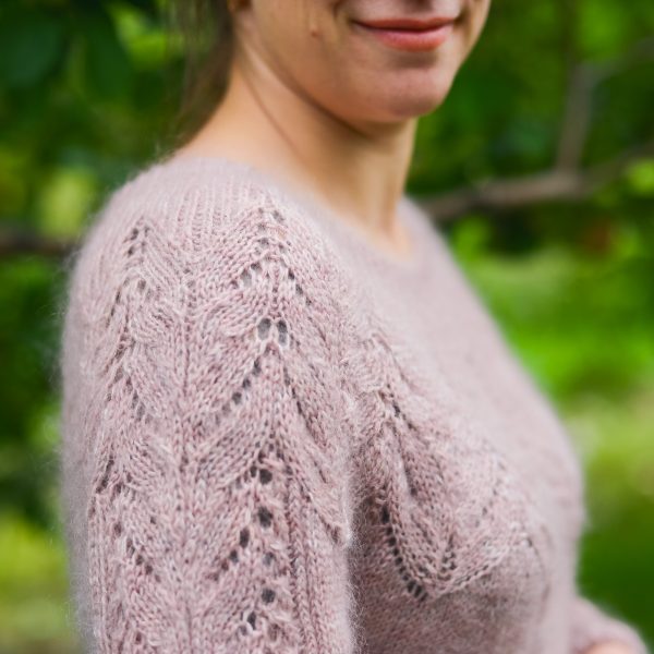 Lace Delight Sweater Knitting Pattern - Chandail Dentelle Merveille Patron de tricot