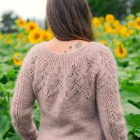 Lace Delight Sweater Knitting Pattern - Chandail Dentelle Merveille Patron de tricot