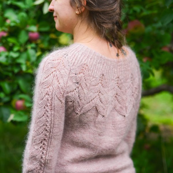 Lace Delight Sweater Knitting Pattern - Chandail Dentelle Merveille Patron de tricot