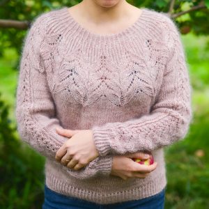 Lace Delight Sweater Knitting Pattern - Chandail Dentelle Merveille Patron de tricot