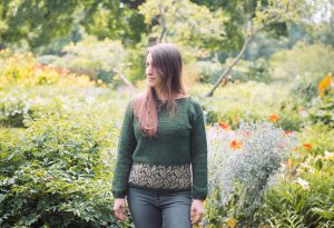 Aureum Sweater Top Down Knitting Pattern