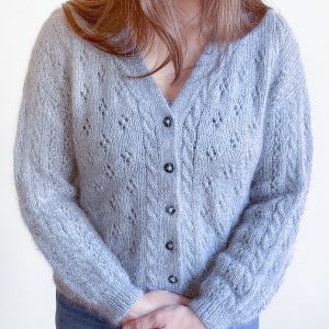 Field of Lace Cardigan Knitting Pattern - Patron de tricot du cardigan champs de dentelle