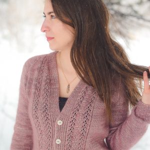 Patron de tricot du cardigan Samara Cardigan Knitting Pattern